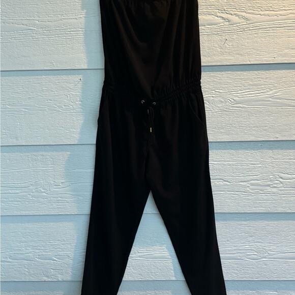 Express Black Women's Strapless Jumpsuit Size Small - Picture 3 of 5